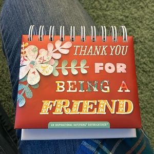 Dayspring Thank You for being a friend desk standup calendar